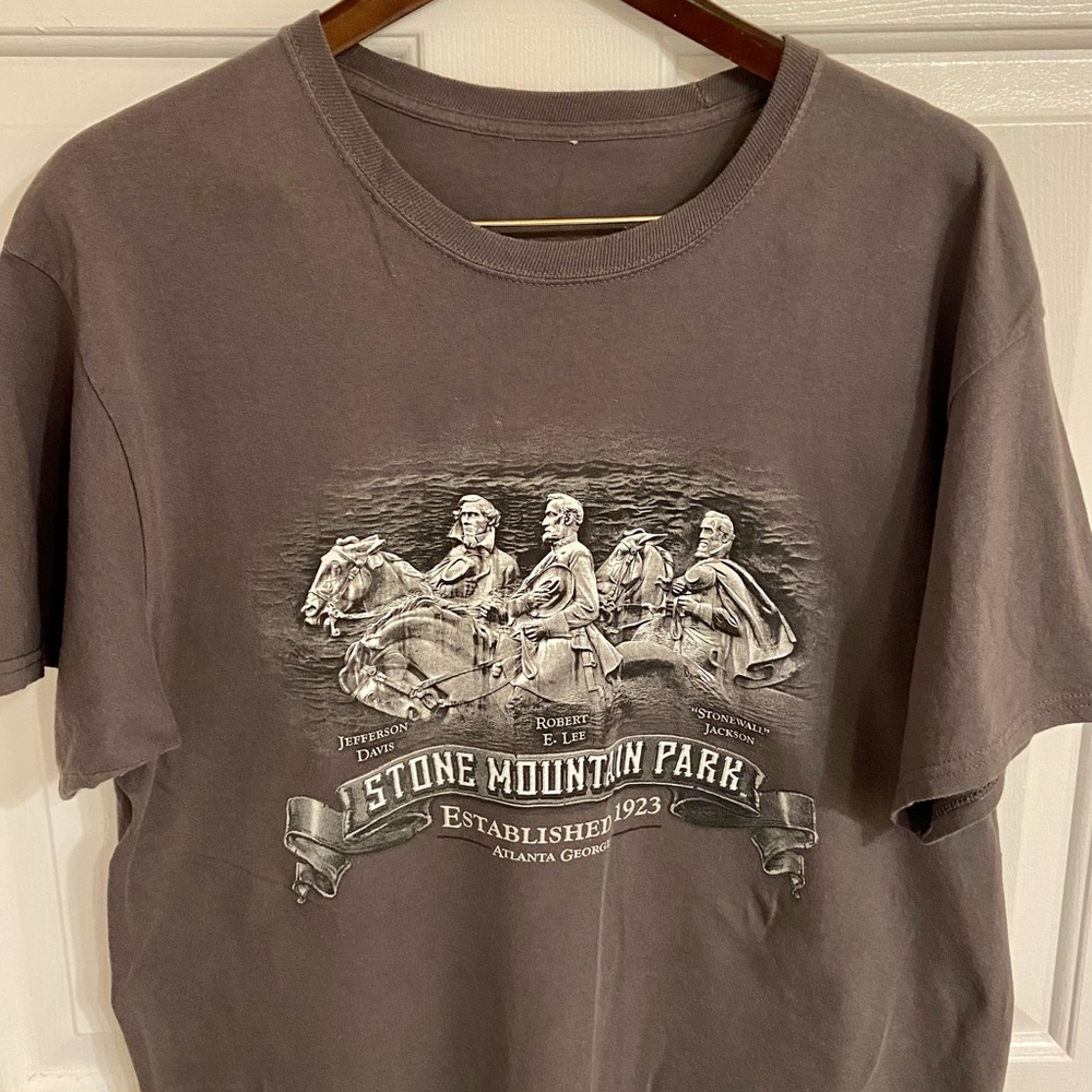 RARE Confederate Generals Stone Mountain T-Shirt
